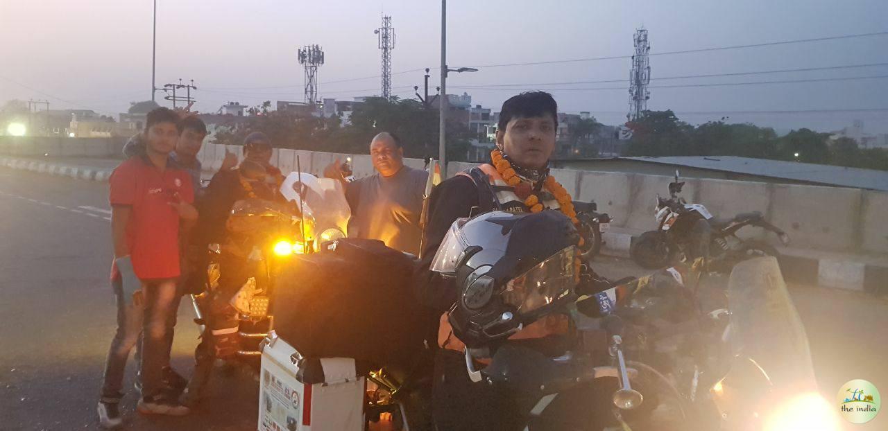 Ahmedabad to London bike ride with friends