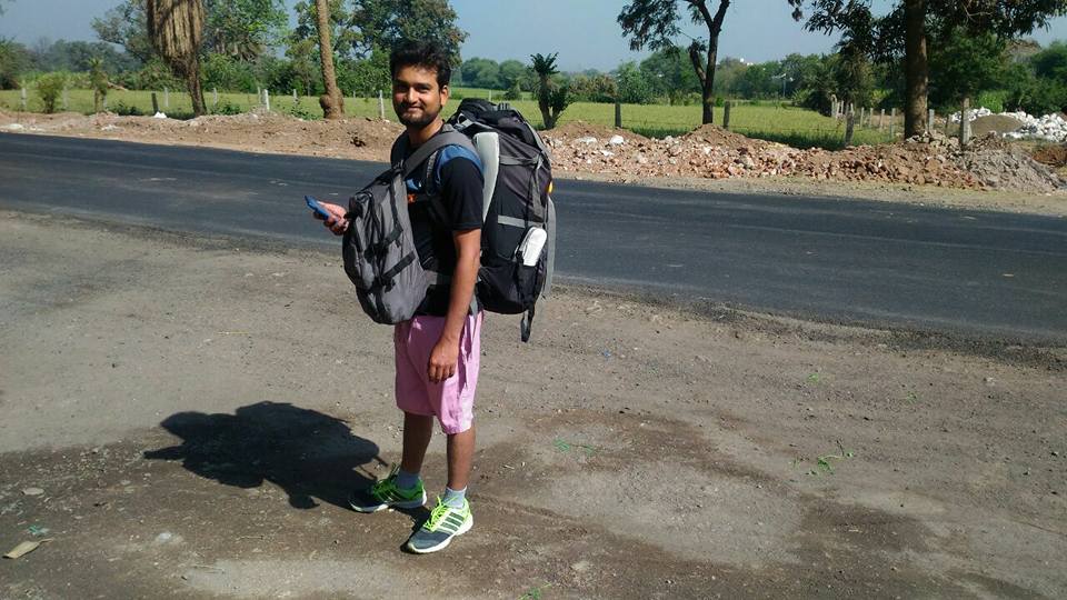 Hitch hiking in India
