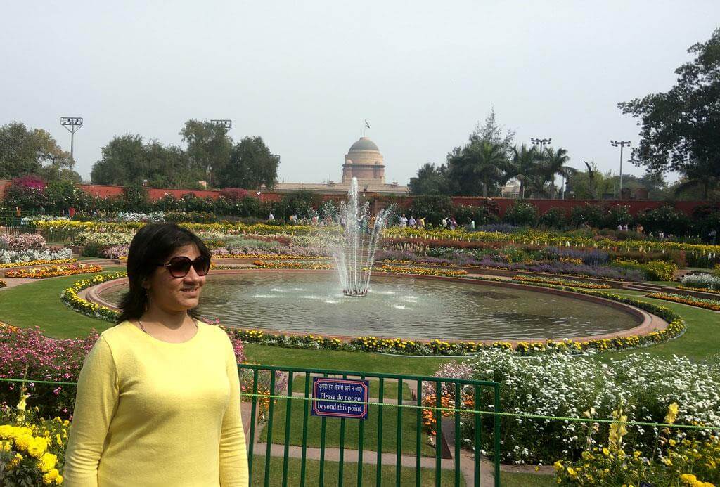 Mahima sharma at Mughal Garden Delhi