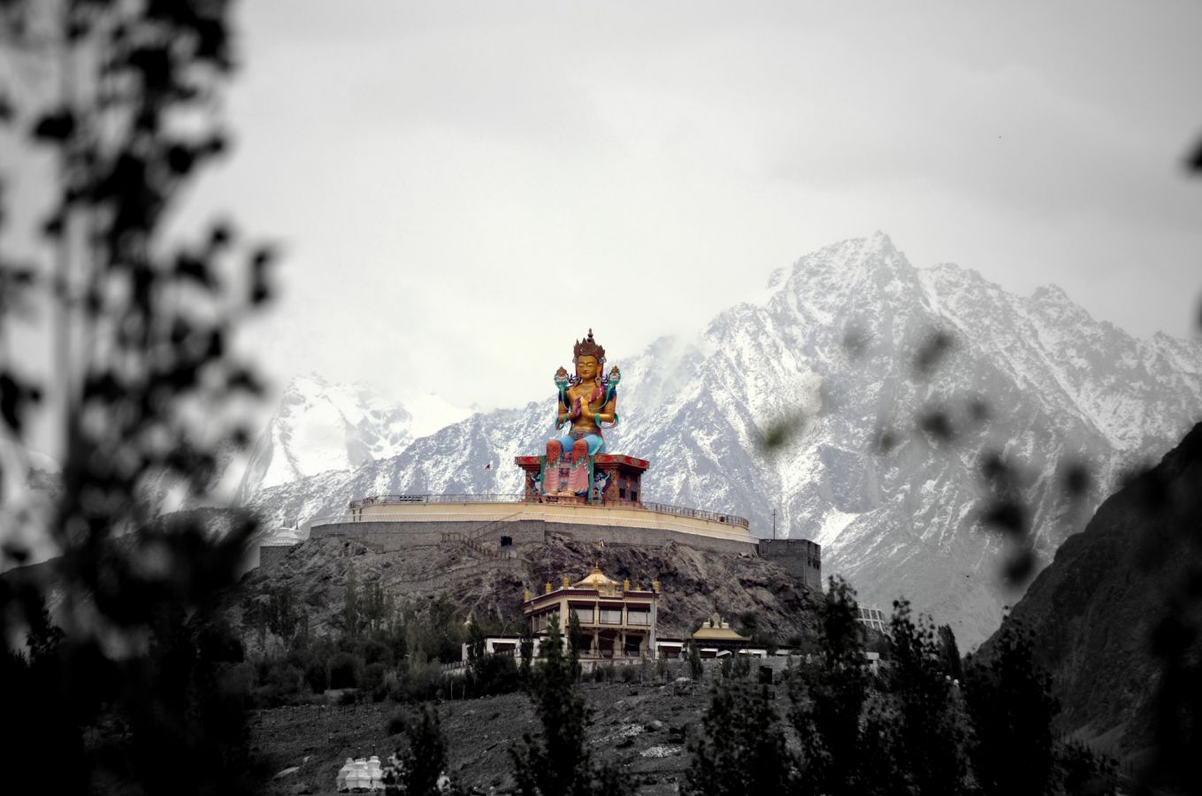 Diskit Gompa / Diskit Monastery Leh