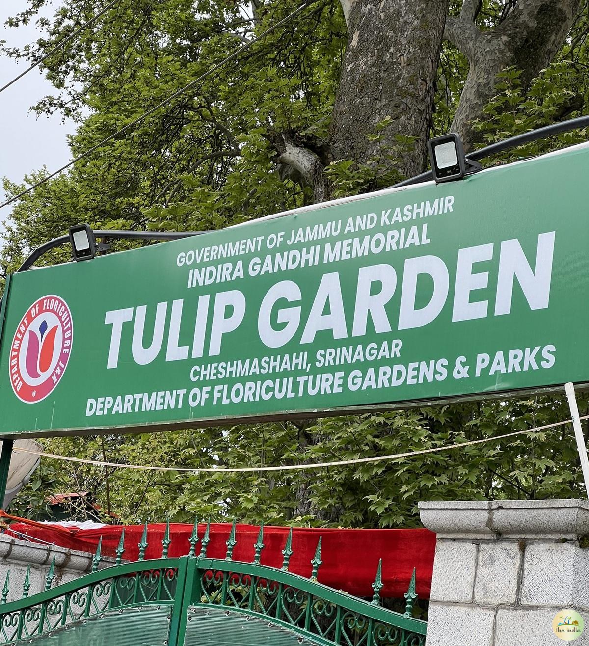 Indira Gandhi Memorial Tulip Garden Srinagar Indira Gandhi Memorial Tulip Garden Srinagar