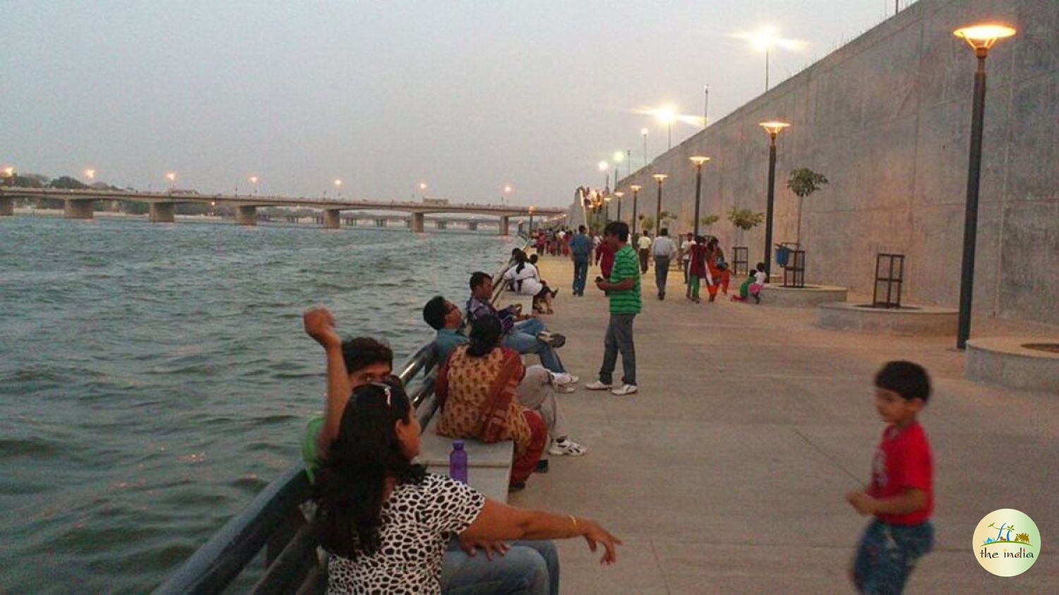 Sabarmati Riverfront Promenade Ahmedabad